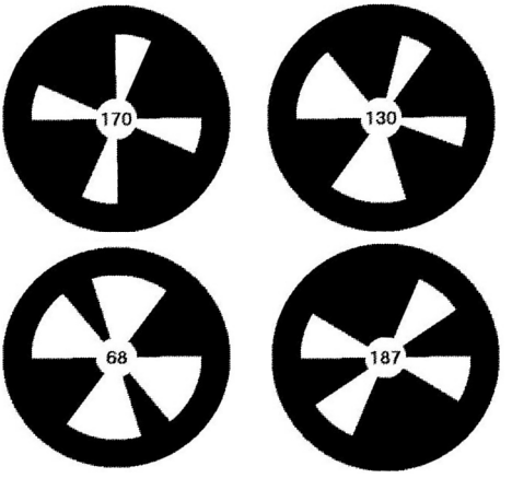 A set of marks, with their identifiers