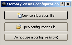 Memory Viewer configuration