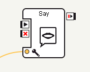 A link carrying a number changes dynamically the speed parameter